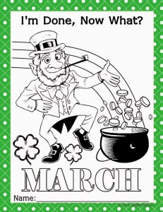http://www.teacherspayteachers.com/Product/MARCH-Early-FinisherChallenger-Packet-Grades-3-6-1141675
